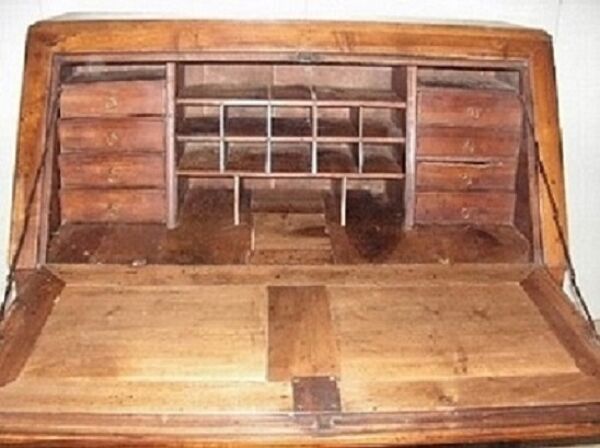 Secrétaire à pente d'époque Louis XVI , authentique