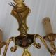 Louis XV style double bronze wall light