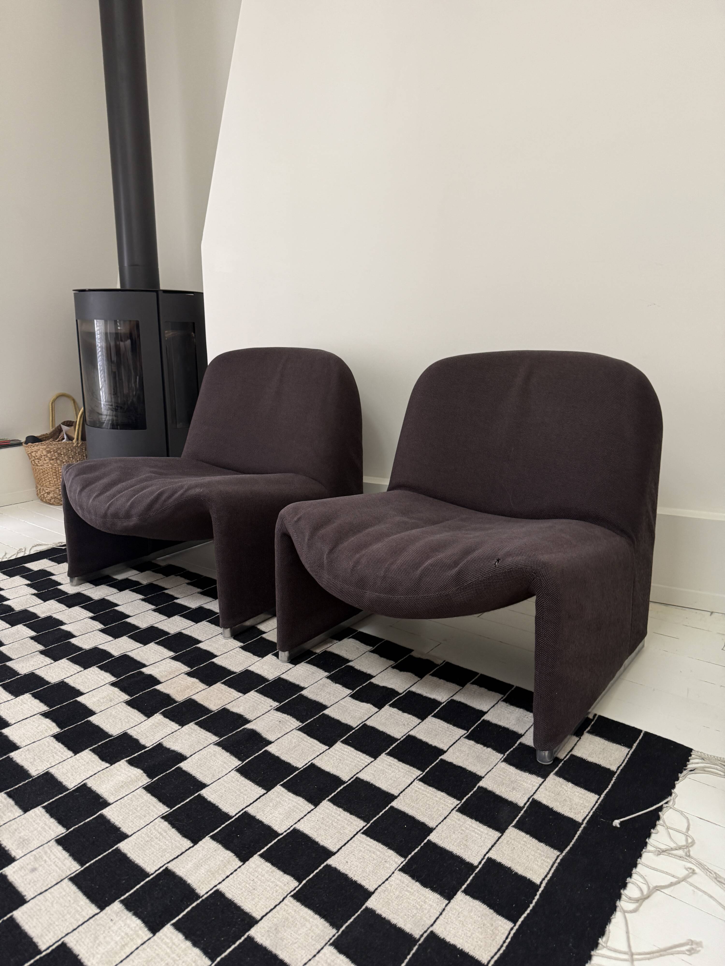 Pair of Alky Giancarlo Piretti armchairs