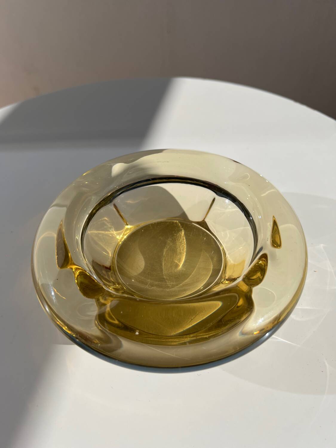 Murano glass ashtray / pocket emptier