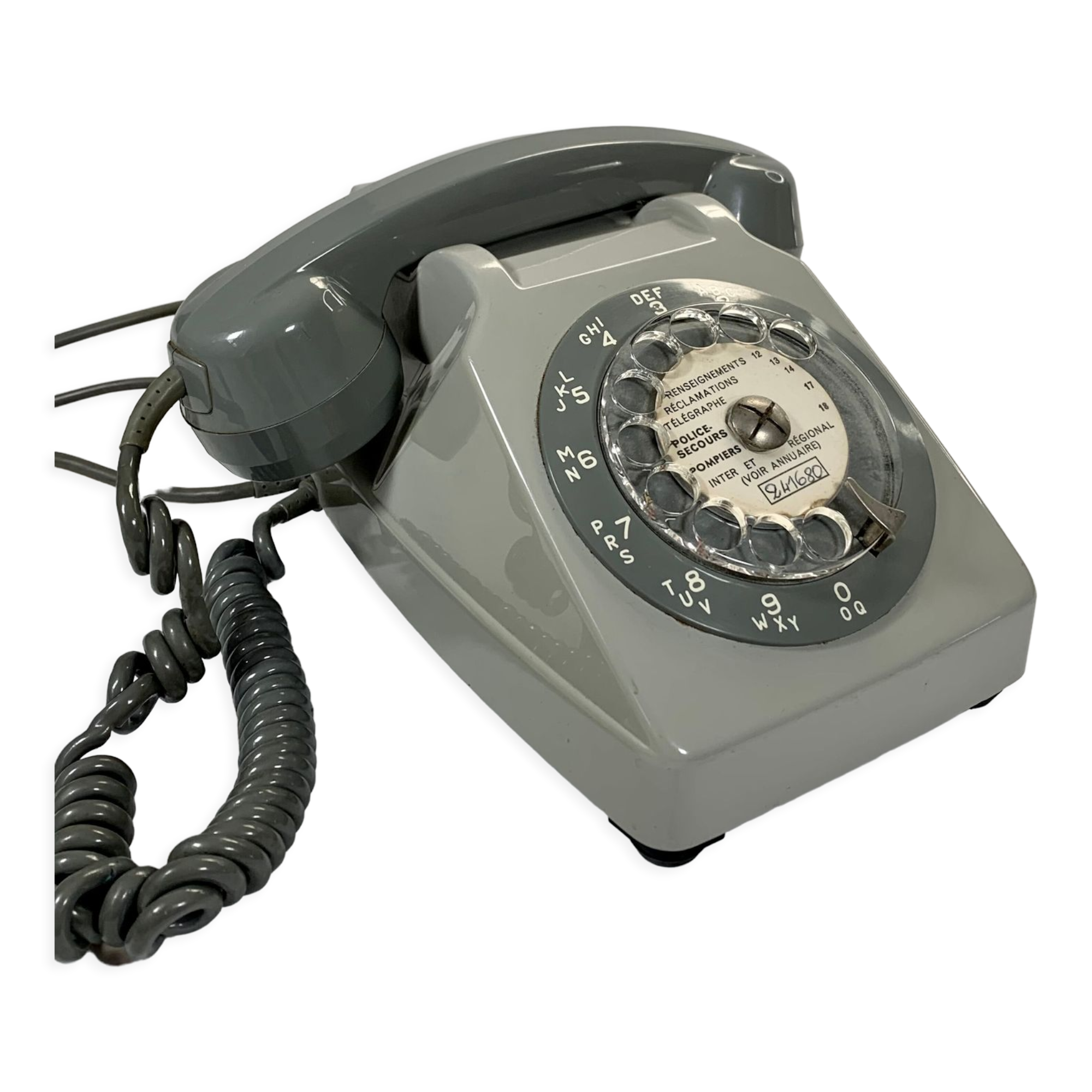 Téléphone de bureau vintage de marque Ericsson années 1960