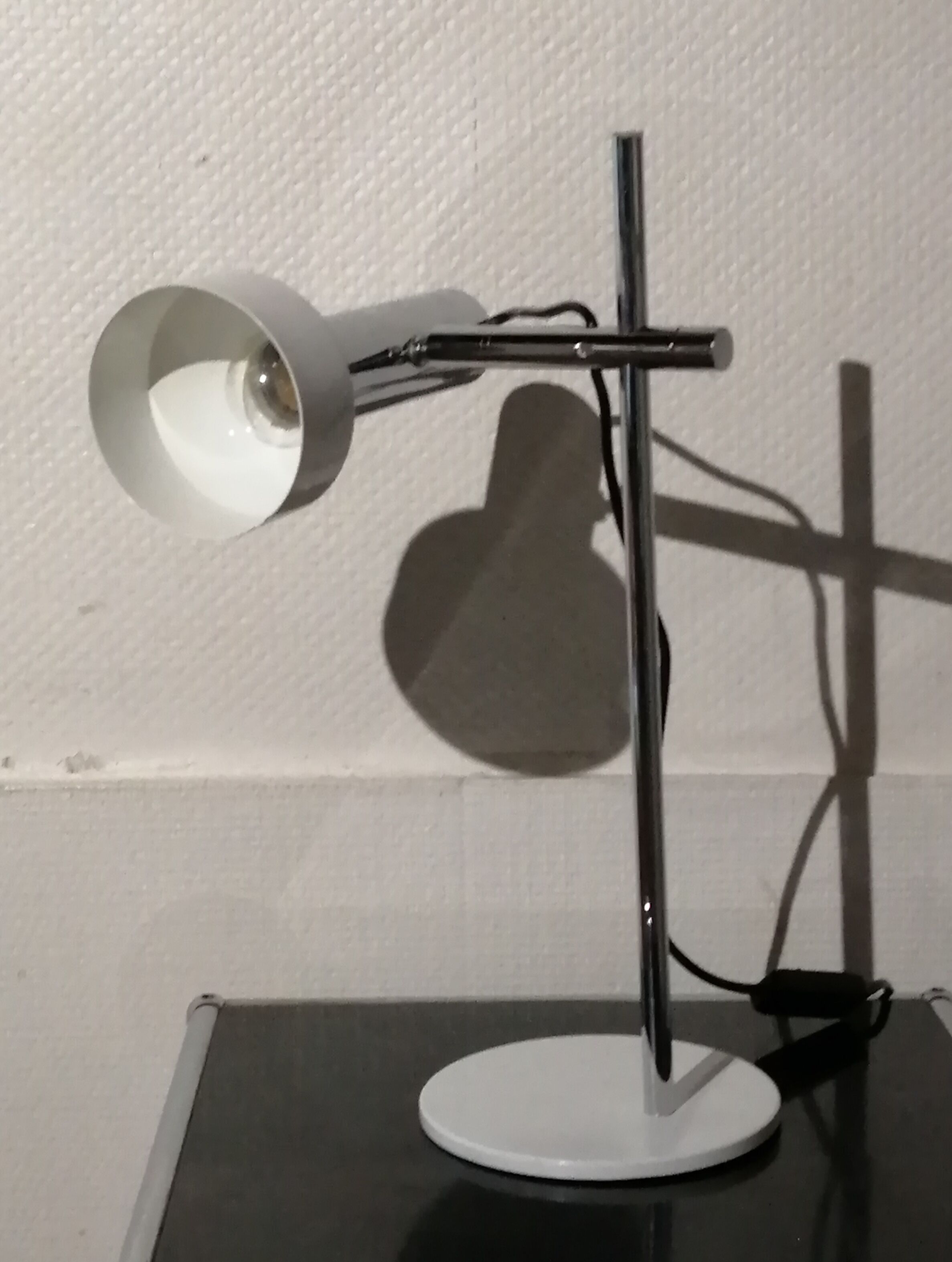 Lampe de bureau réglable vintage années 60