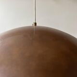 Vintage copper pendant light, Sweden 1960s
