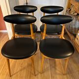 Set of 4 Pierre Gariche chairs (Unicorn)