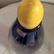 Large Vintage Cobalt Blue Art Glass Carafe by Zwiesel Glas – Mid-Centu