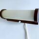 Art Deco Wood Glass Wall Light Bedside