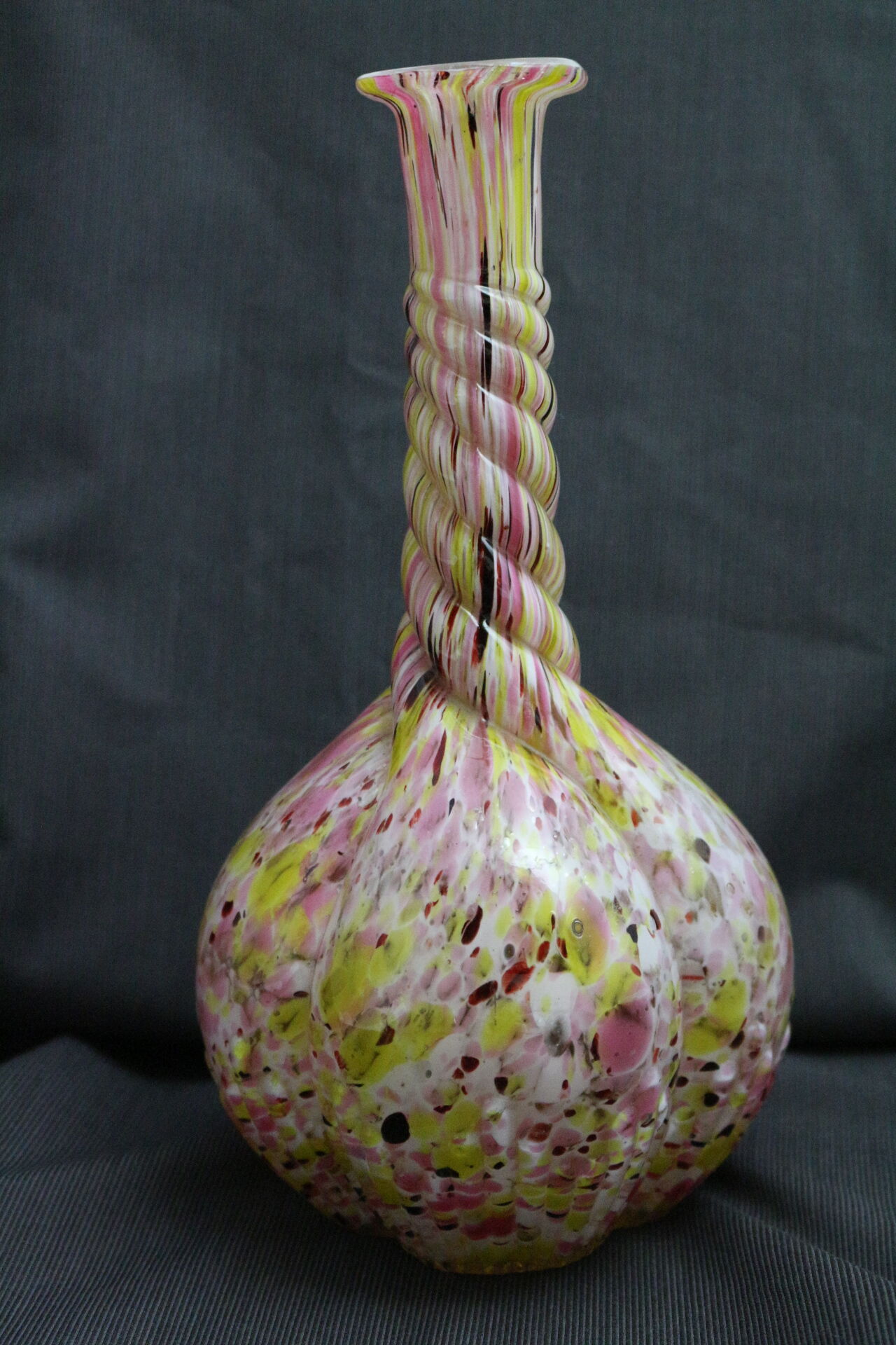 Clichy multi-layered glass vase