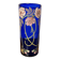 Antique Legras vase – Cobalt blue glass with floral enamel – Art Nouveau