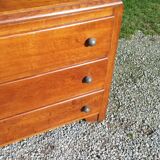 Vintage 3-drawer golden oak chest of drawers from the 50s