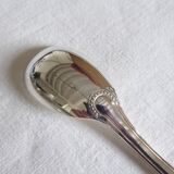 Cockerel + silver metal spoon