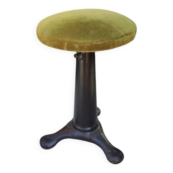 Ancien tabouret d atelier Singer