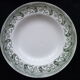Set of 4 mismatched hollow plates Badonviller and Terre de Fer