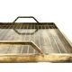 Hollywood regency brass tray, Italy 1970s