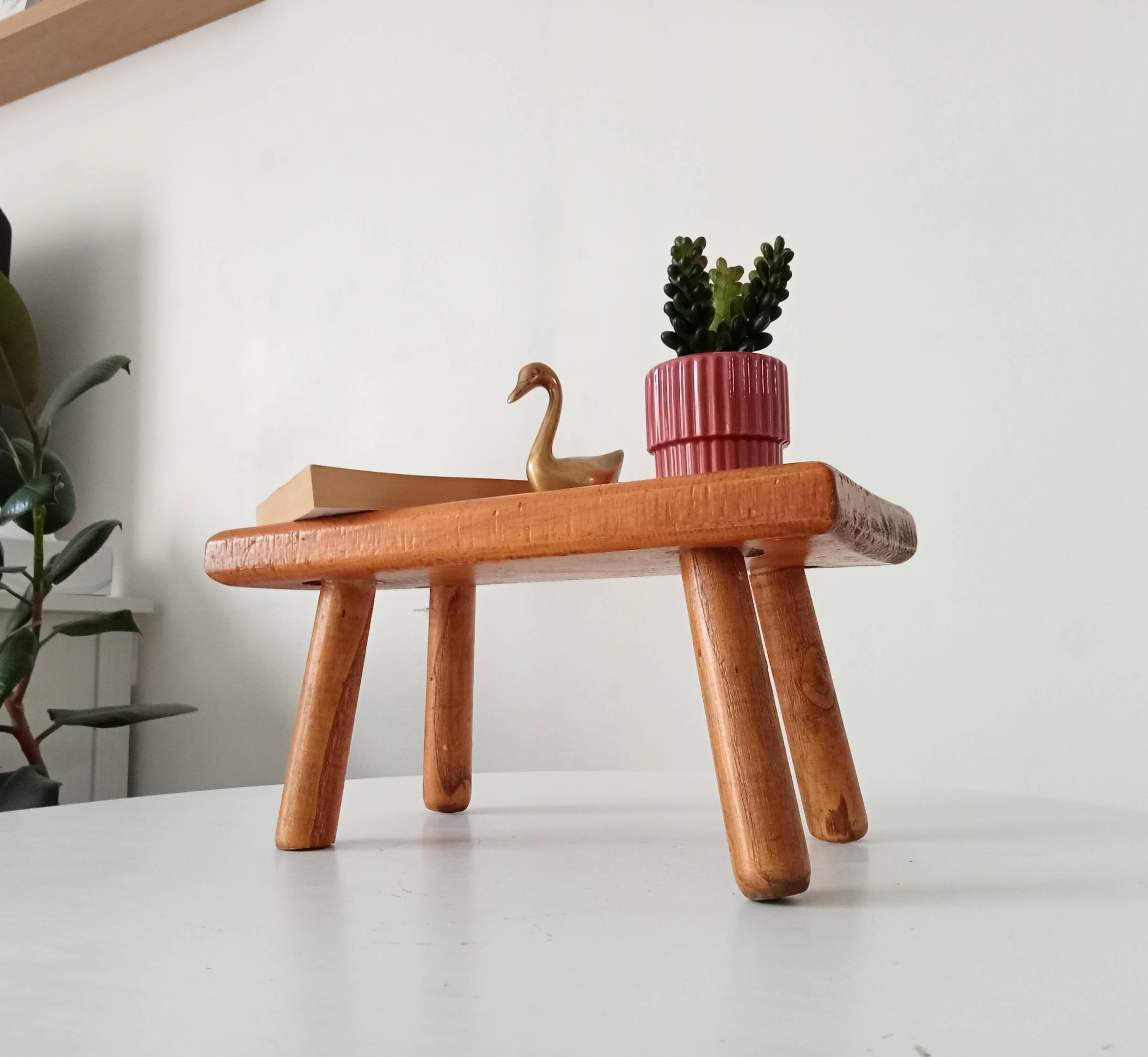 Small vintage plant stand/step stool