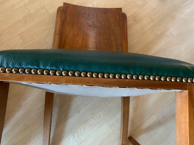 6 Art Deco style chairs