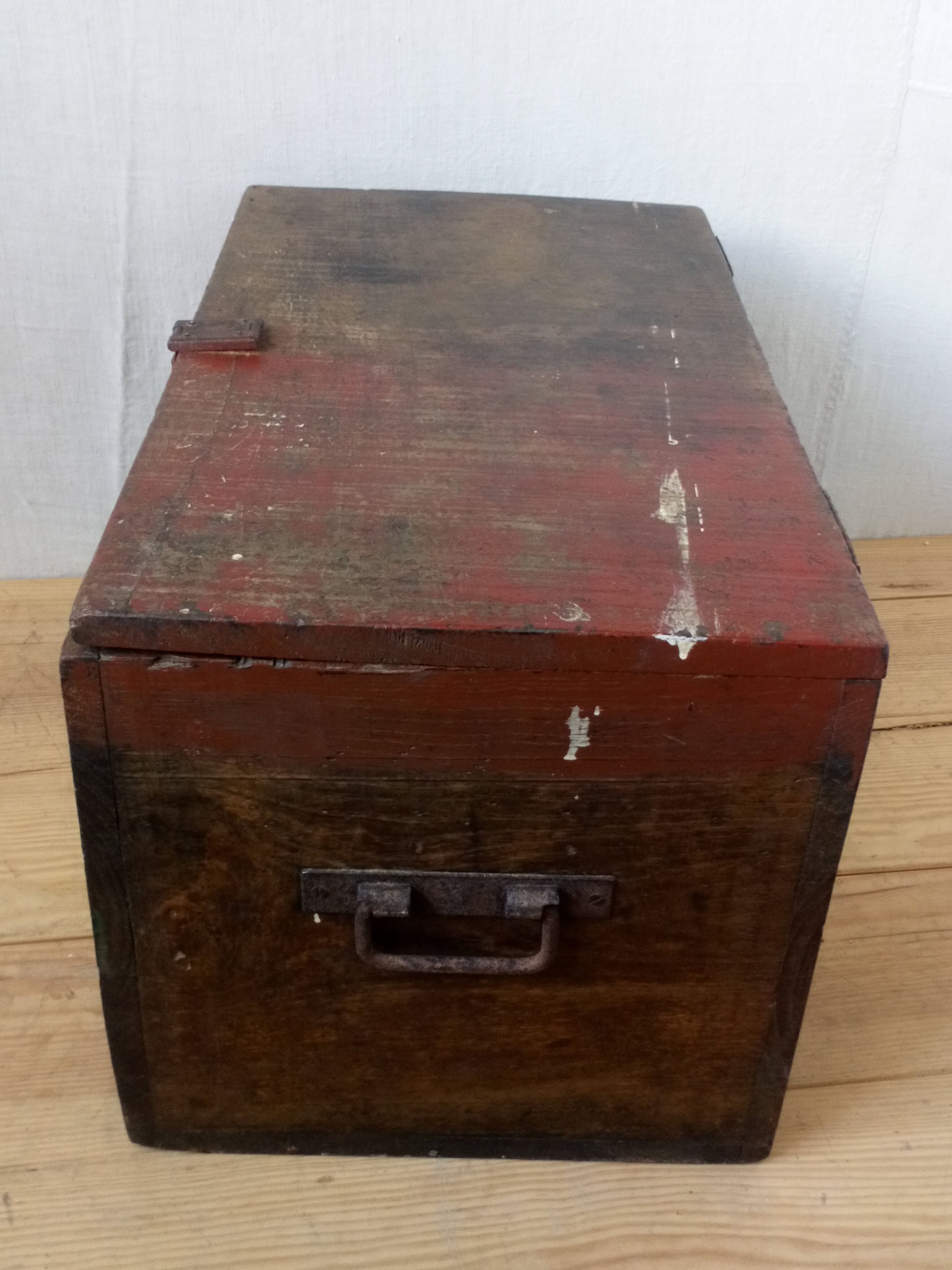 Old farm trunk