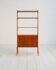 Scandinavian teak shelving unit with sliding doors, 1950s/60s