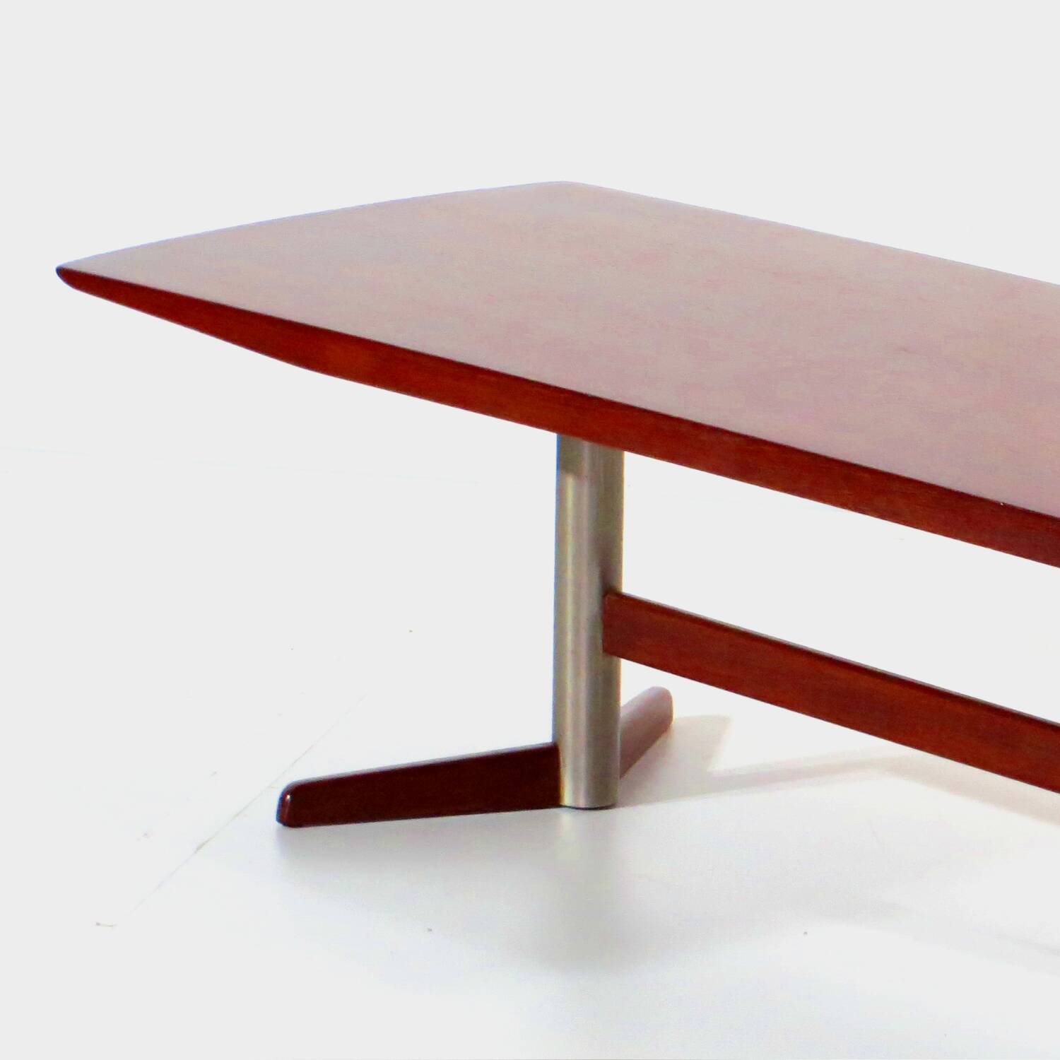 Vintage mid century modern design coffee table in teak by Topform, 1960s-70s