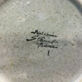 6 dessert plates, St. Clement. Hand-painted decoration.