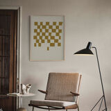 Chequers giclee art print, 50x70cm