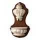 Moustiers wall fountain in signed earthenware – country house spirit