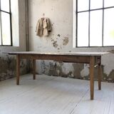 Old farm table with 225 cm extension cords