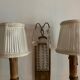Applique art deco en laiton, perles et pampilles