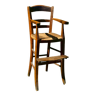 Chaise haute en bois pour enfant