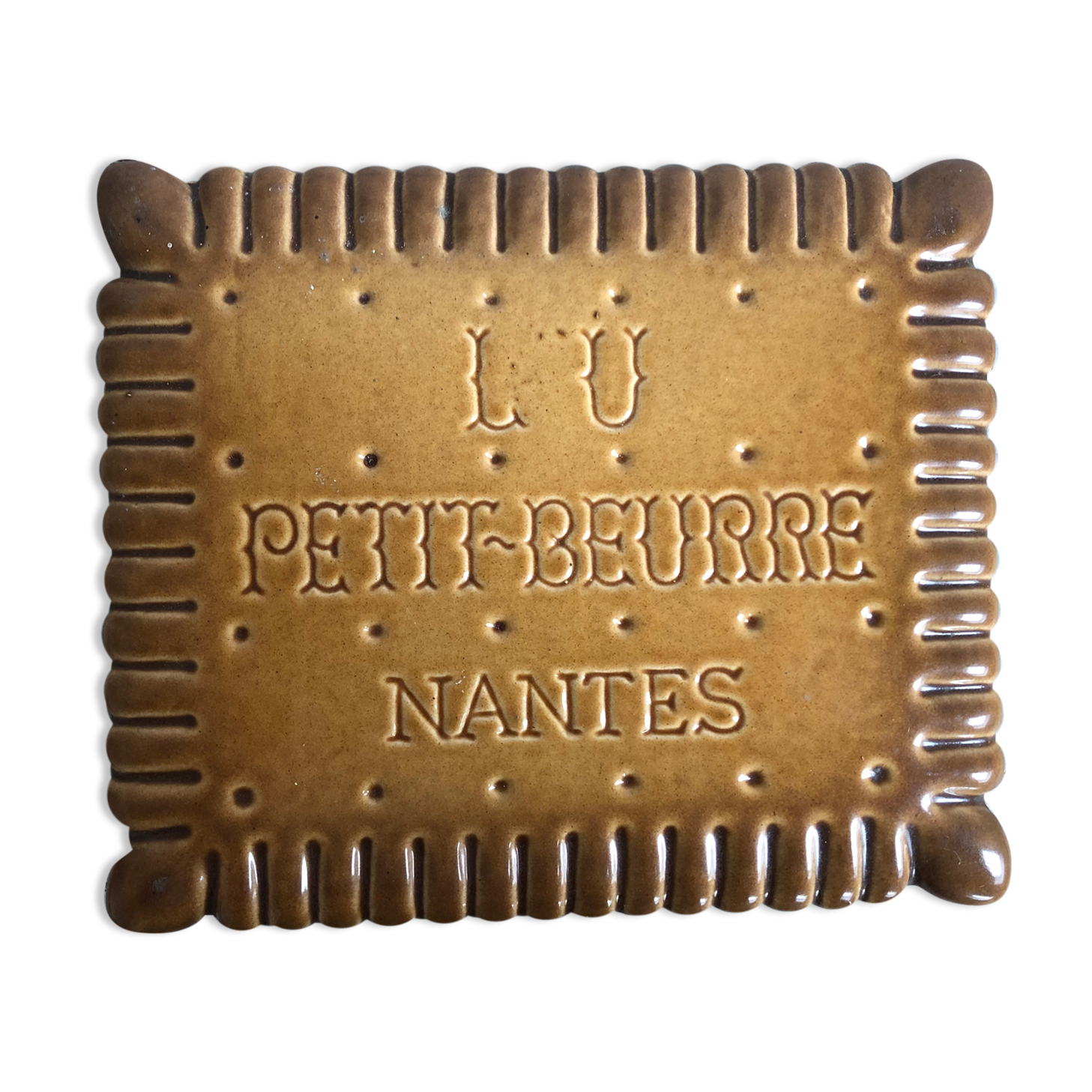 Under the plate of vintage advertising Little Butter Lu