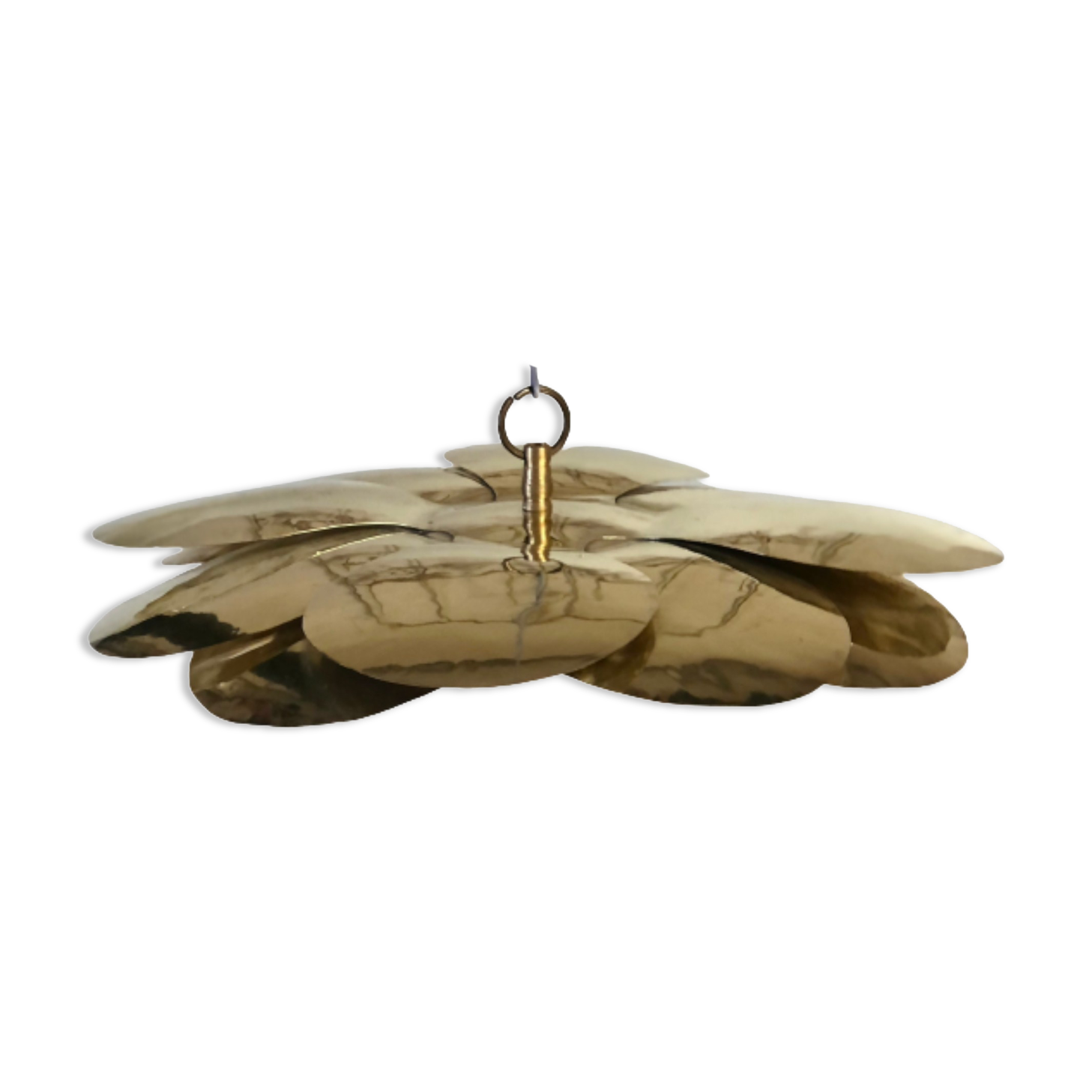 Ceiling lamp brass flower