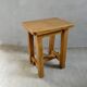 Solid wood stool from the 1950s-60s