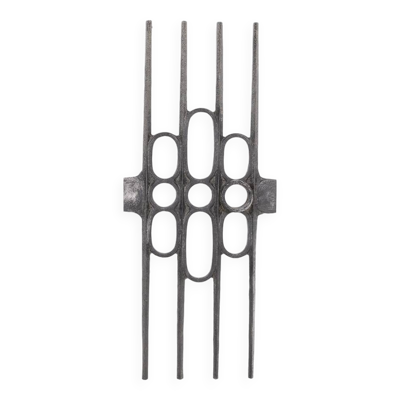 Fixation de porte moulée brutaliste des années 1980, Allemagne