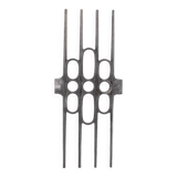 Fixation de porte moulée brutaliste des années 1980, Allemagne