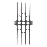 Fixation de porte moulée brutaliste des années 1980, Allemagne