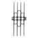 Fixation de porte moulée brutaliste des années 1980, Allemagne