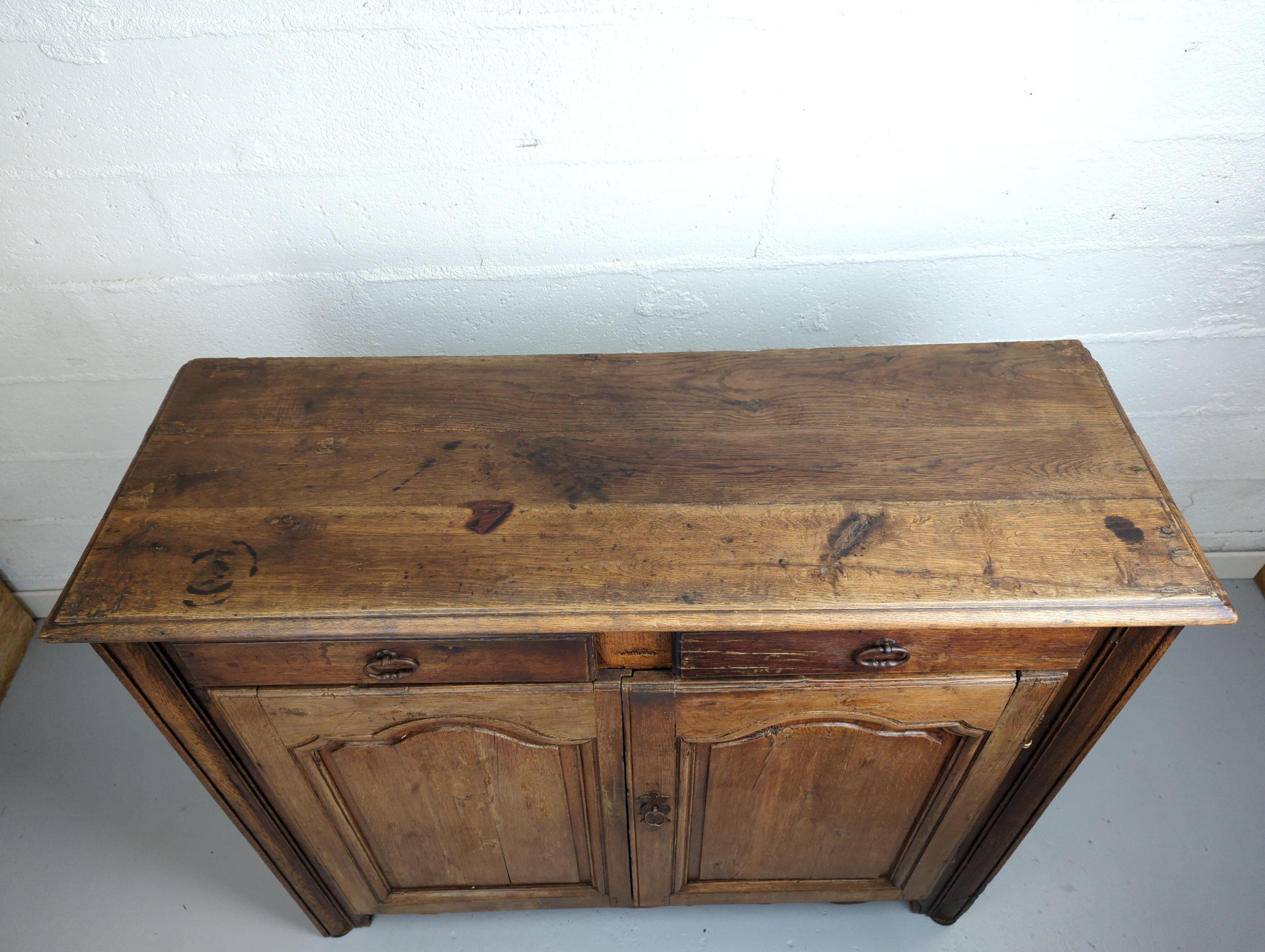 Antique sideboard two oak doors