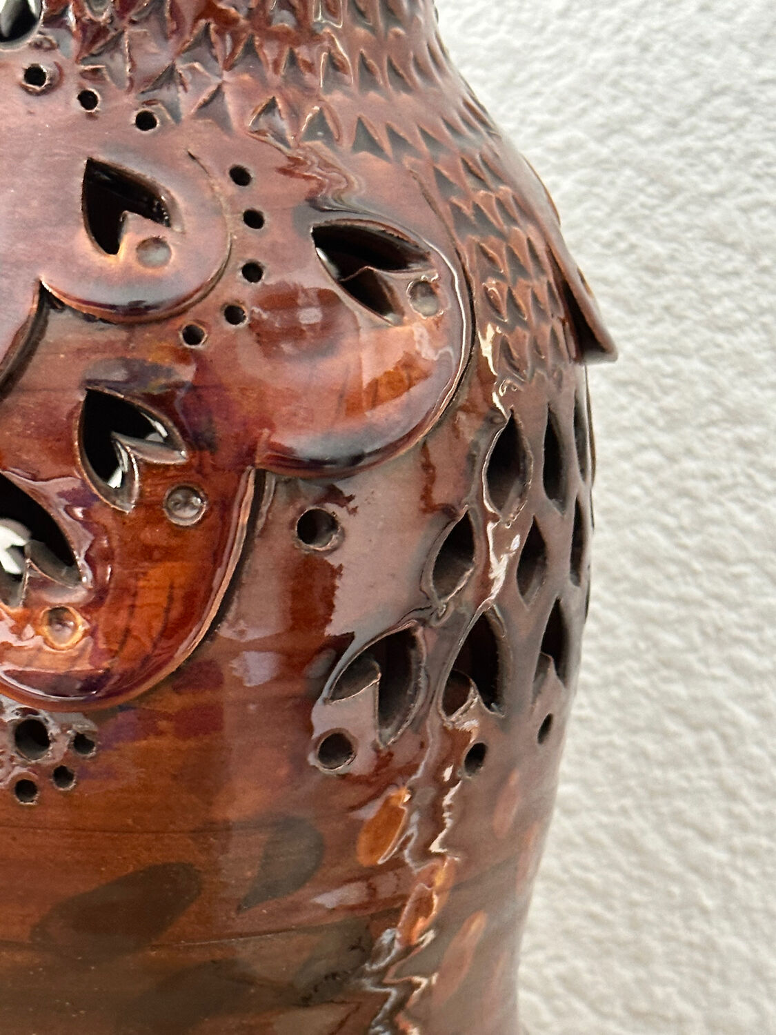 Lamp zoomorphic in ceramic from 1970