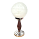 Lampe vintage Art Déco globe Clichy