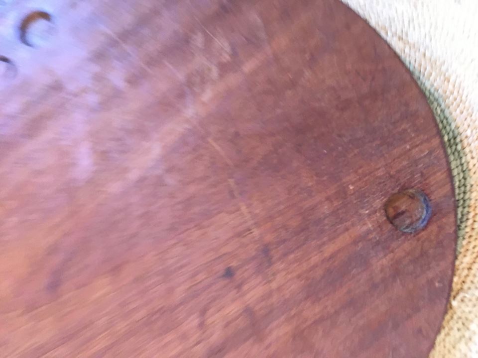 African table wooden tripod foot