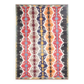 Tapis kilim vintage multicolore turc, 252x361 cm