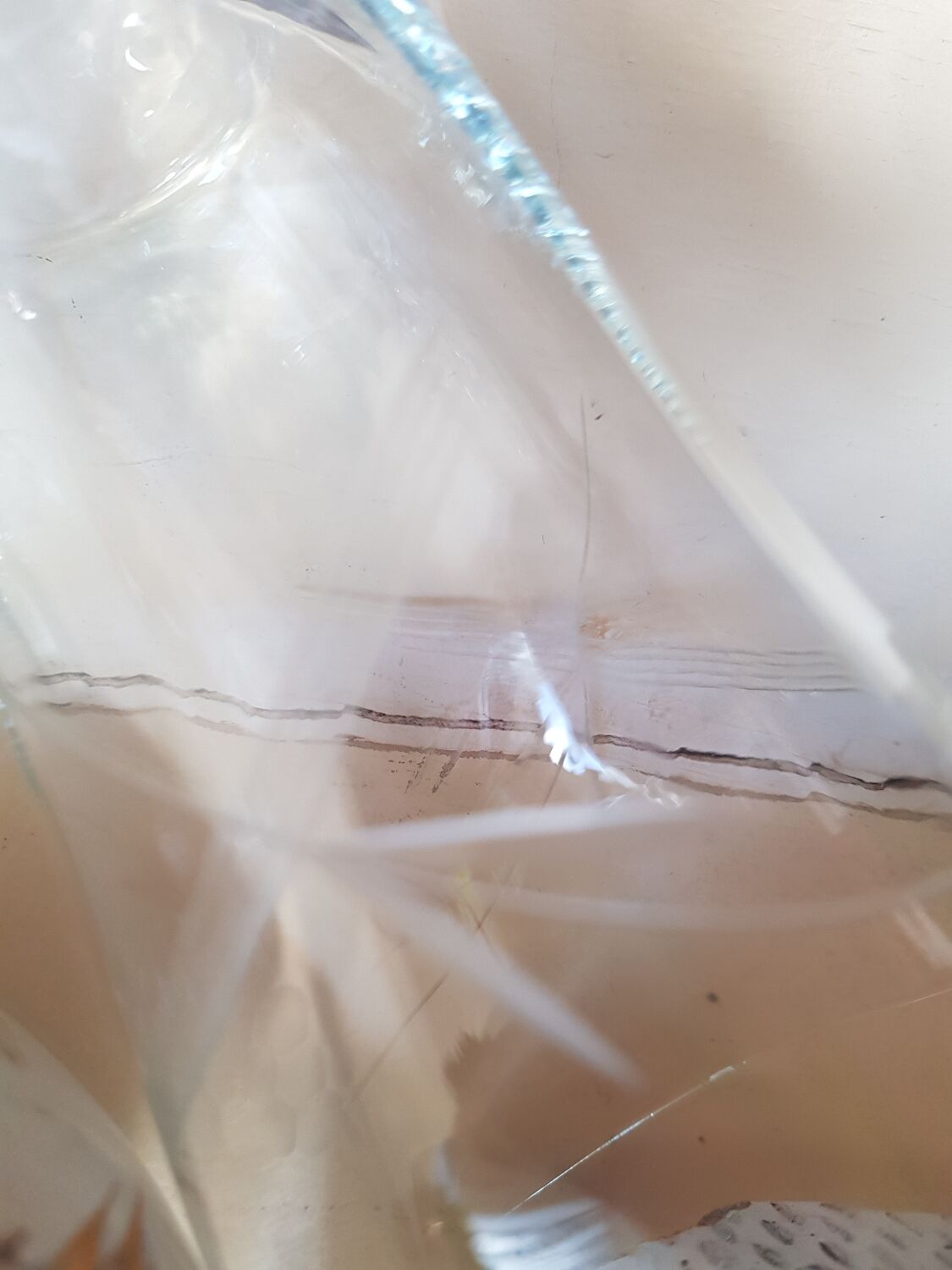 Set of 6 engraved water glasses