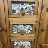 Commode en pin massif vintage