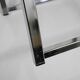 Table basse plexiglas et chrome - design 1970