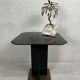 Hollywood regency coffee table / side table black and gold