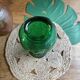 Vase en Verre Vert d'Empoli Italie
