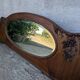 Miroir ovale biseauté