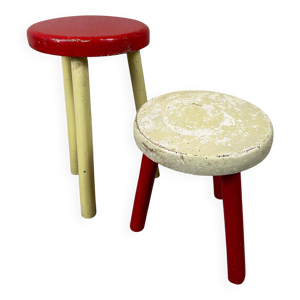 Paire de tabourets