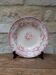 Assiette creuse Sarreguemines modèle Cérès décor fleurs rose Terre de Fer