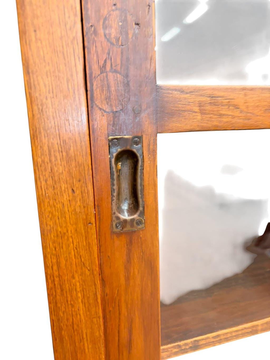 XL vintage display cabinet / bookshelf / apothecary cabinet