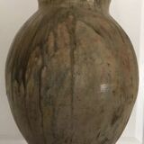 Large vase lucien arnaud sandstone from saint amand en puysaye 1920 art nouveau